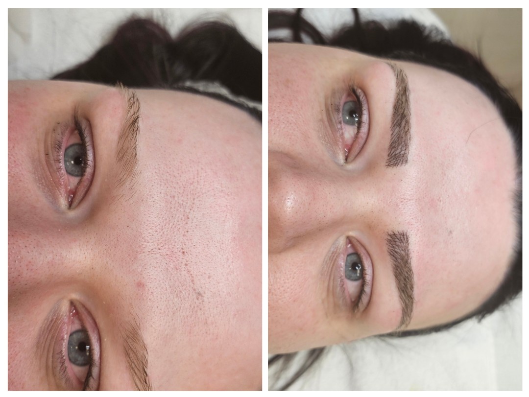 Trajna šminka - iscrtavanje dlačica (hiper realistične obrve) - Cosmoderm & Centar Estetica, Zagreb Trajna šminka Lice Trajna šminka, Zagreb, Trnje