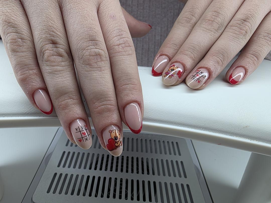 Maison de Athena #zagreb Ojačavanje noktiju Geliranje / nadogradnja prirodnih noktiju bez ekstenzija - S dužina