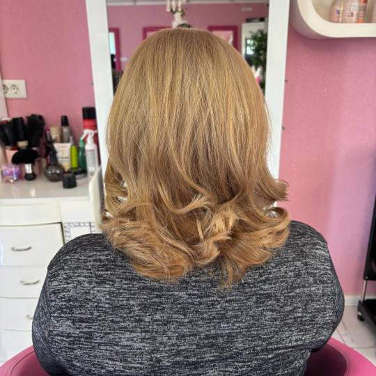 Beauty Studio Amina #zagreb Bojanje kose Bojanje cijele dužine + fen frizura - duga kosa