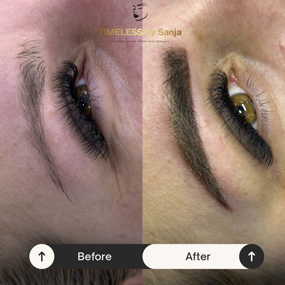Timeless by Sanja #zagreb Trajna šminka Puder obrve / microblading