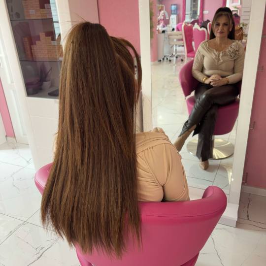 Beauty Studio Amina #zagreb Feniranje i stiliziranje Feniranje na ravno - ekstra duga kosa