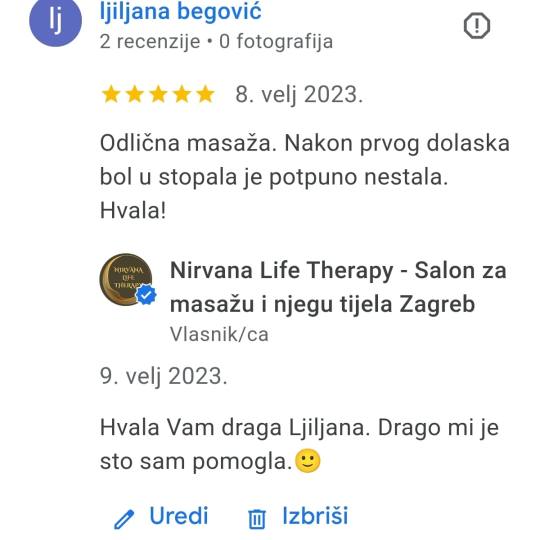 Nirvana Life Therapy usluga