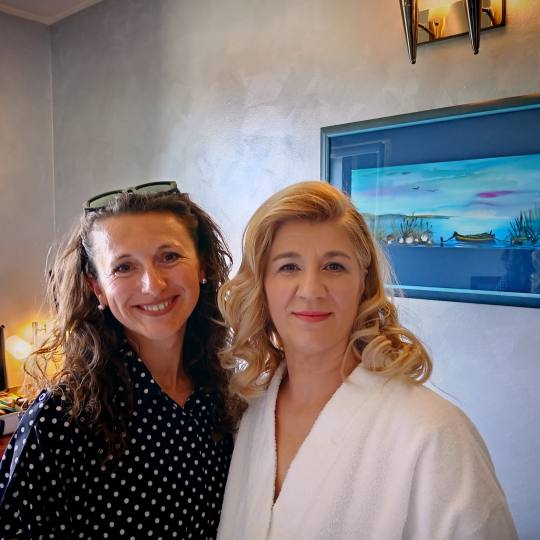 Hairlookboutique #zagreb Feniranje i stiliziranje Valovi - poluduga kosa