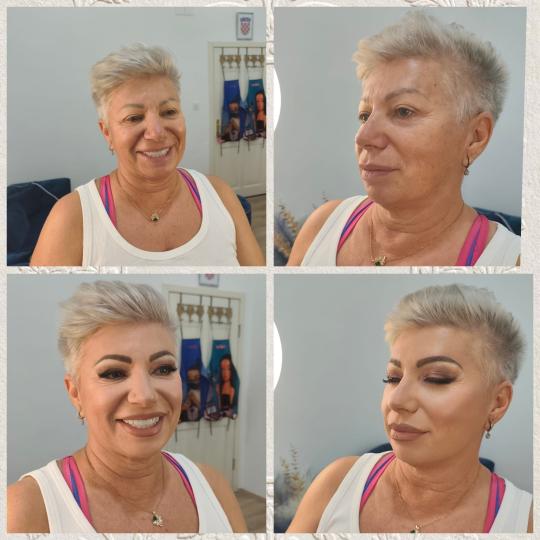 Ina Beauty Studio #rijeka Make-up / šminkanje Glam makeup + umjetne trepavice