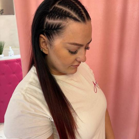 Beauty Studio Amina #zagreb Svečane i frizure za svadbu Pletenica - jedna Vise pletenica ili jedna 