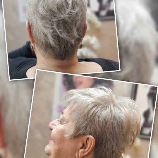 Mary 2M #zagreb Pranje kose Žensko šišanje + pranje kose- kratka kosa Jedna vrsta blage irokeze n