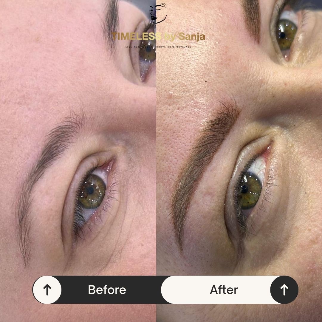 Timeless by Sanja #zagreb Trajna šminka Puder obrve / microblading