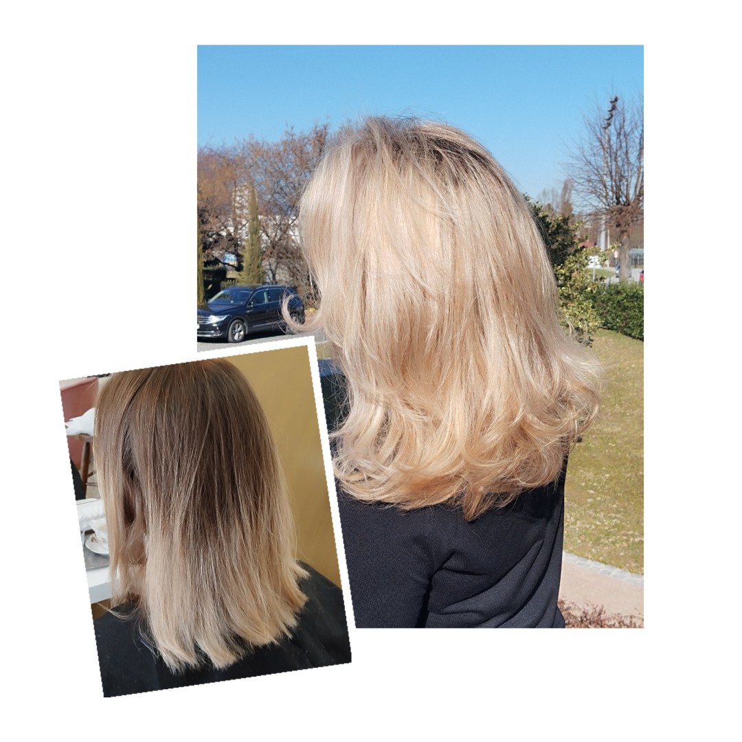 Hairlookboutique #zagreb Pramenovi Pramenovi na foliju - duga kosa