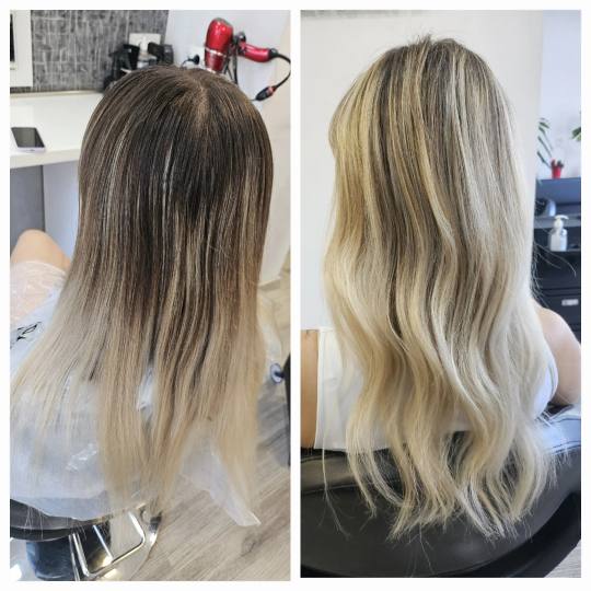 Anavi #zagreb Pramenovi Pramenovi na foliju + šišanje + frizura 2 - duga kosa Pramenovi