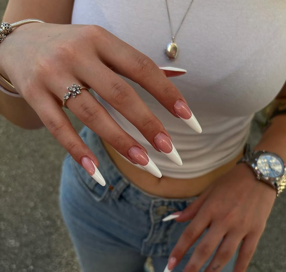 H nailschic #zagreb Air brush potamnjivanje kože Ugradnja gel noktiju - XL dužina