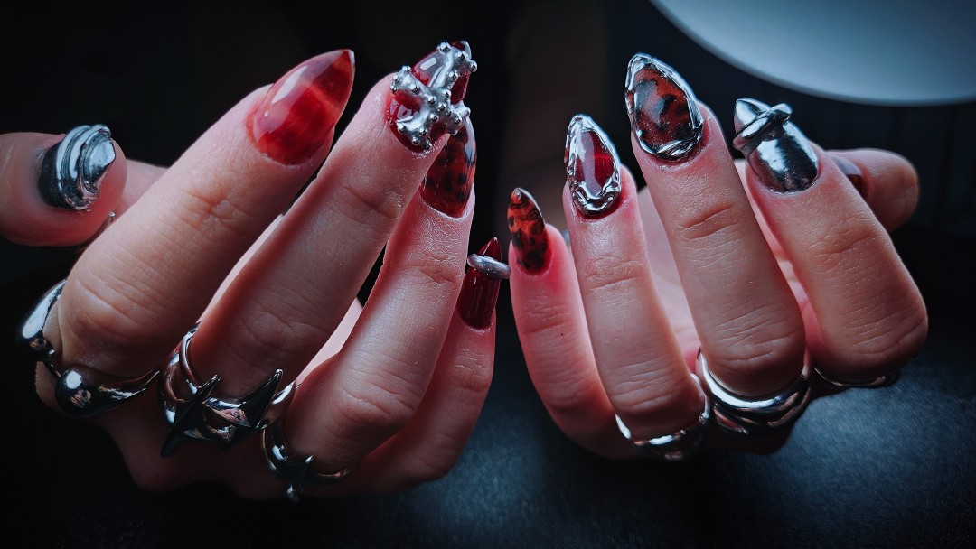 TINA NAIL ART STUDIO #velika-gorica Ukrašavanje noktiju Level HARD nail dizajn - full set