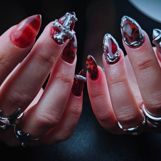 TINA NAIL ART STUDIO #velika-gorica Ukrašavanje noktiju Level HARD nail dizajn - full set
