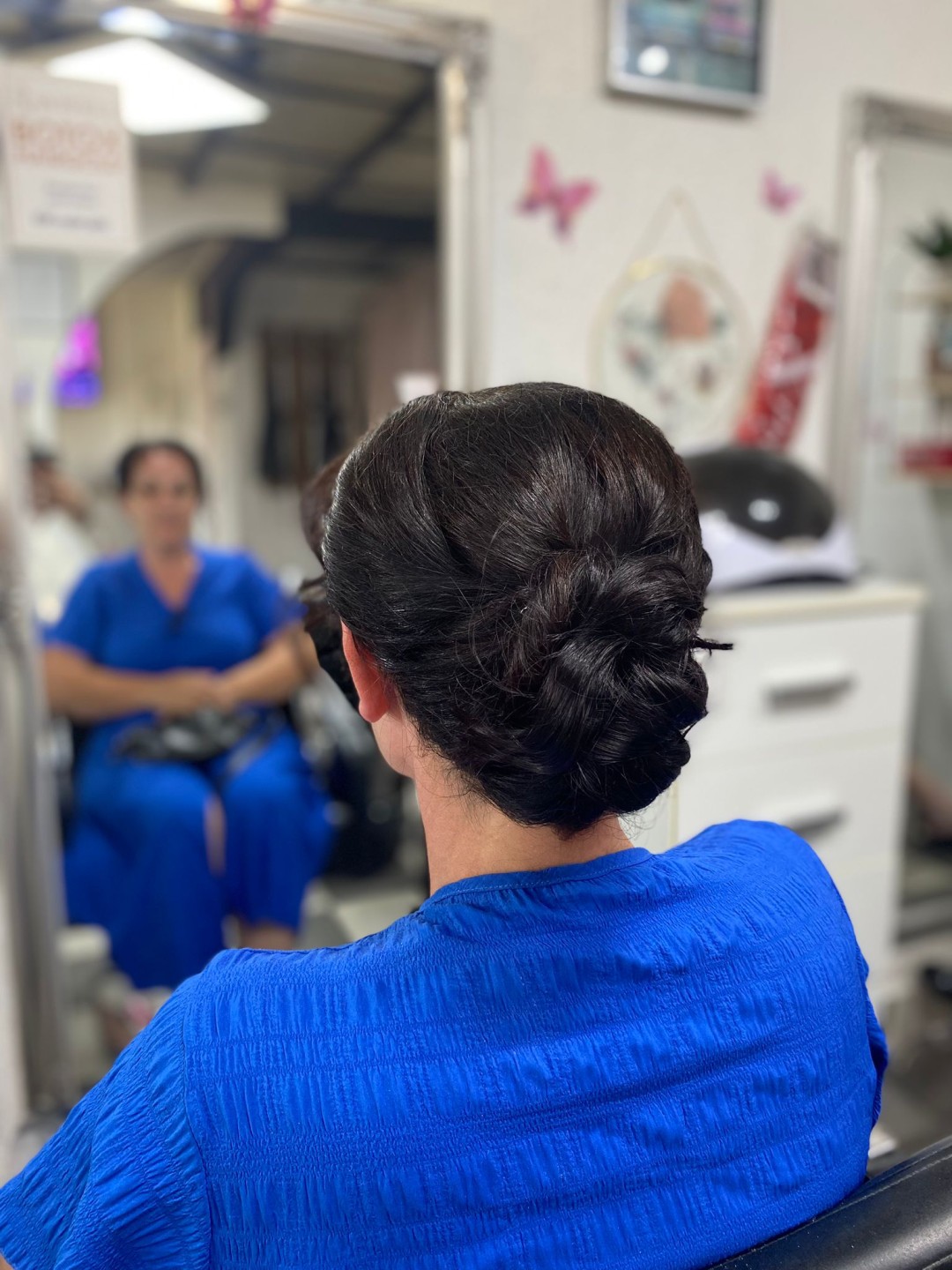 Studio Lara #velika-gorica Svečane i frizure za svadbu Punđa - poluduga kosa