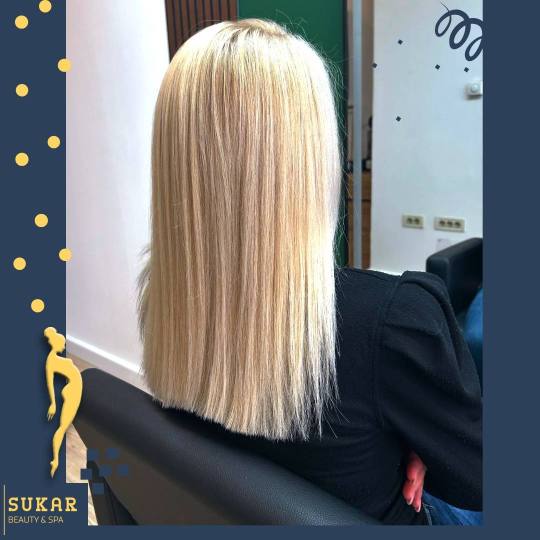 Sukar Beauty & Spa #zagreb Feniranje i stiliziranje Fen frizura na ravno s pranjem kose - duga kosa