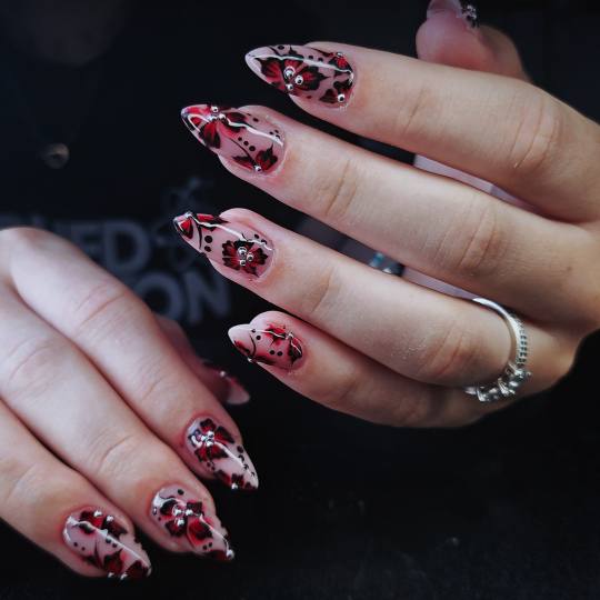 TINA NAIL ART STUDIO #velika-gorica Ukrašavanje noktiju Level MEDIUM nail dizajn - full set