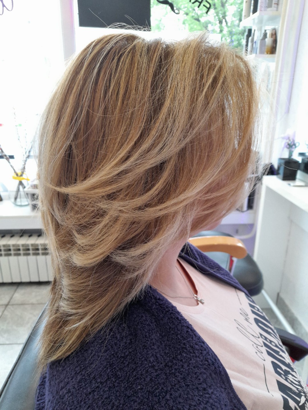 Parcijalni pramenovi - poluduga kosa - Wikleraj & Frajeraj, Zagreb Pramenovi Frizerski saloni Pramenovi, Zagreb, Trešnjevka – jug