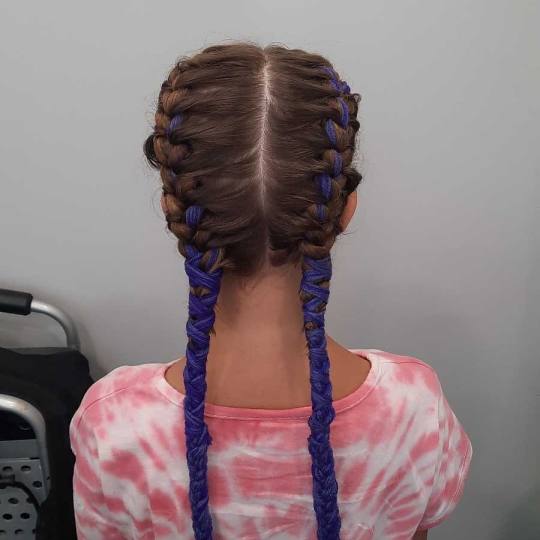 Studio Divas #rijeka Pletenice, kike, punđe Pletenica - jedna