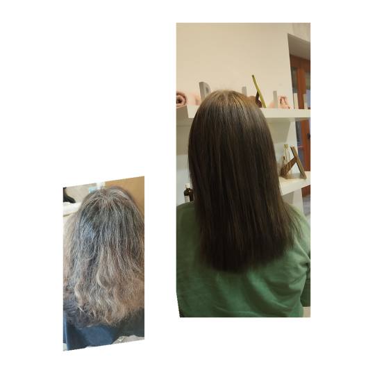 Hairlookboutique #zagreb Bojanje kose Bojanje cijele dužine + pramenovi na foliju - duga kosa