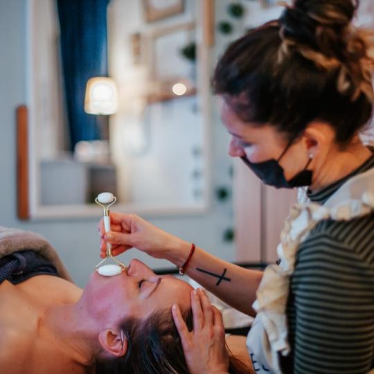 Face Fitness Studio Sandra #zagreb Tretman lica Beauty Tools Limfna drenaža lica uz gua-sha, roler 