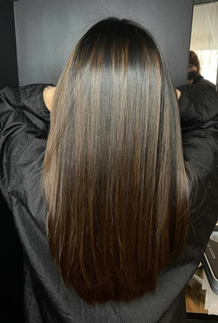 Kudos Hair #zagreb Ombre, sombre, balayage Balayage / Brazillian balayage / foliage cijele glave + preljev / toner - ekstra duga kosa