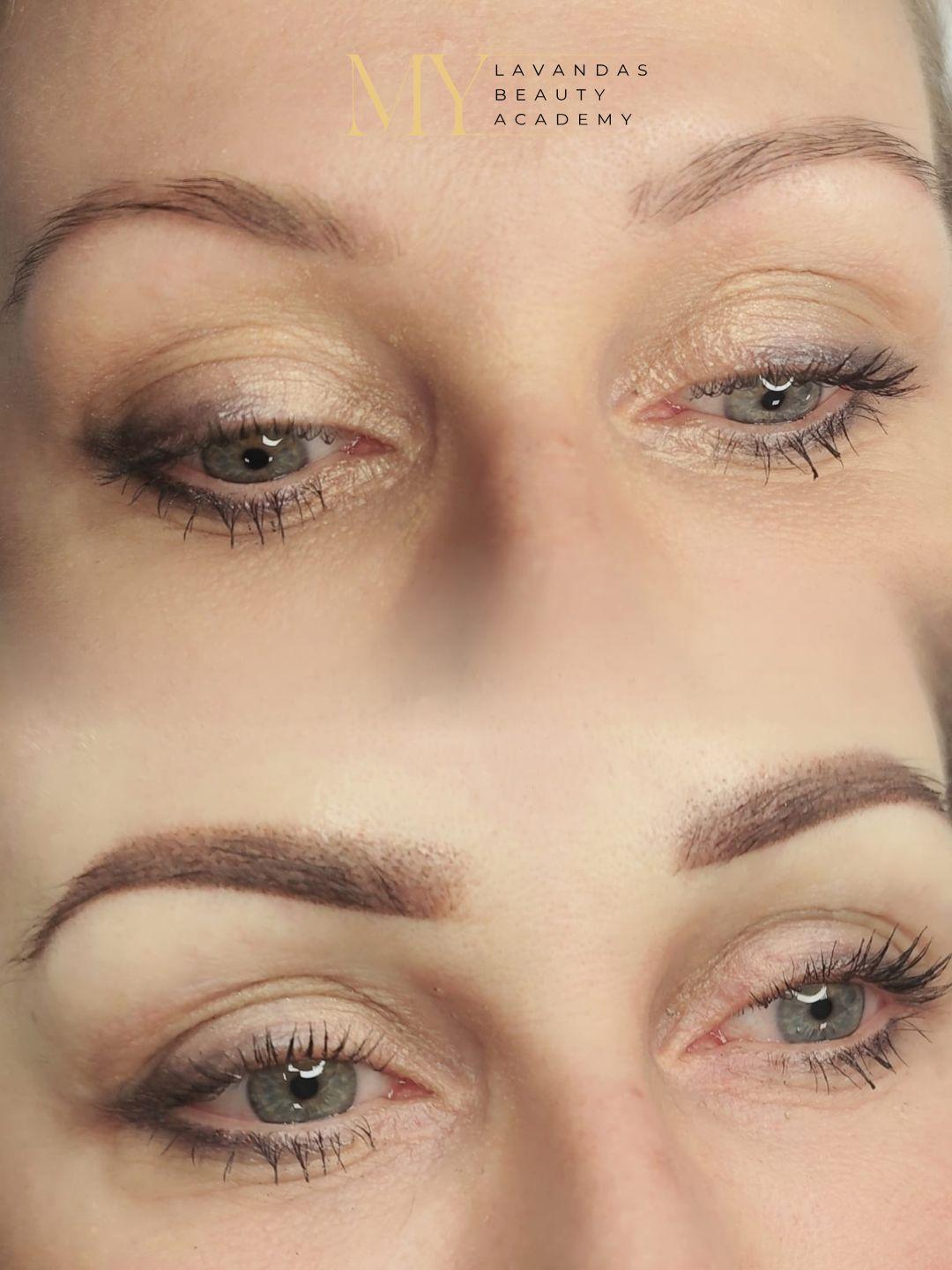 My Lavandas beauty academy #zagreb Trajna šminka Trajna šminka - puder obrve