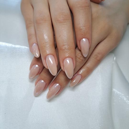 Style #zagreb Izlivanje noktiju Nadopuna noktiju - M dužina Chrome