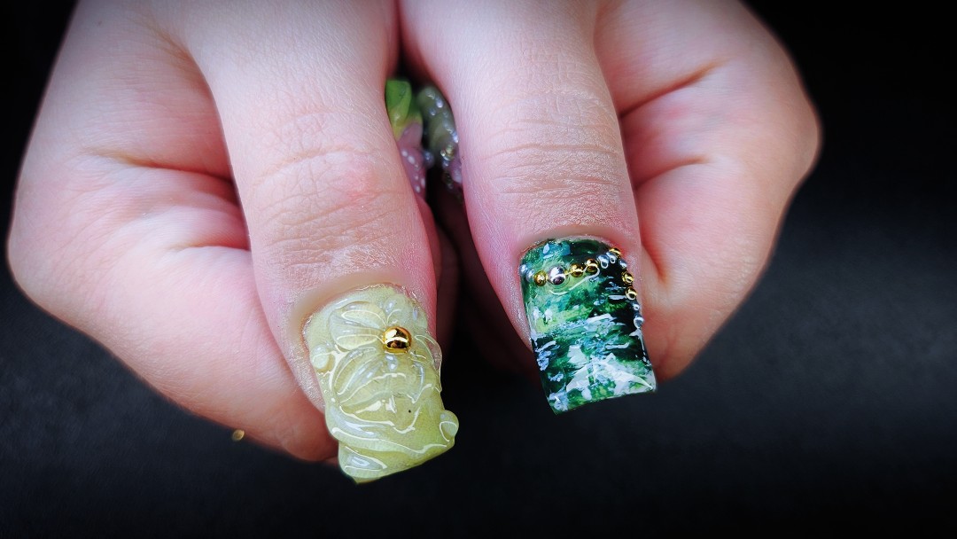 TINA NAIL ART STUDIO #velika-gorica Ukrašavanje noktiju Level HARD nail dizajn - full set