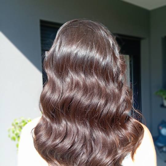 Hairlookboutique #zagreb Feniranje i stiliziranje Valovi - poluduga kosa