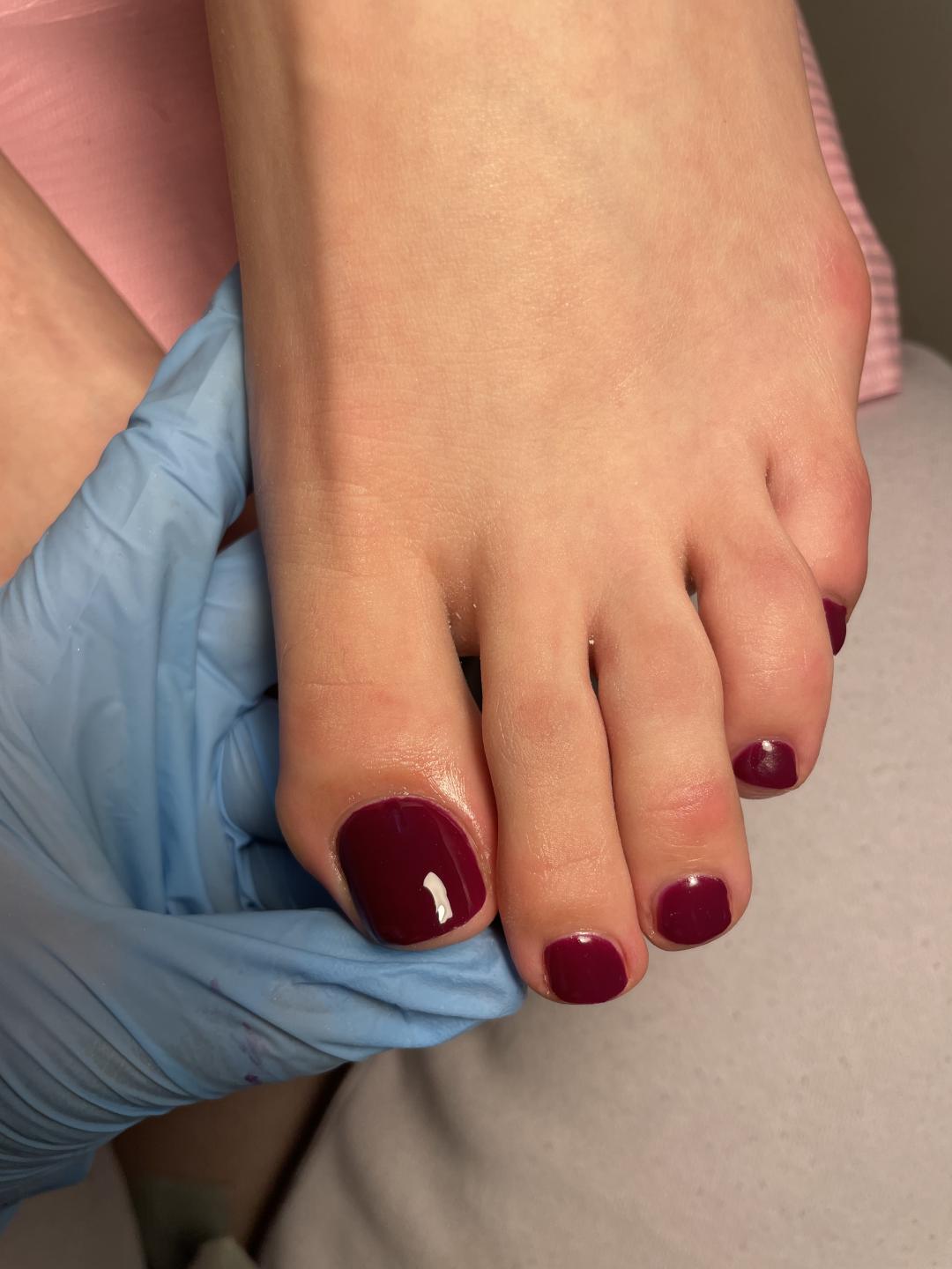 Bjuti #zagreb Estetska pedikura Manikura na stopalima + trajni lak