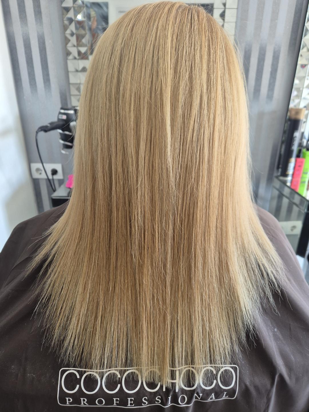 Brazilsko keratinsko ravnanje kose - poluduga kosa - Frizerski studio Blondy, Križ Ispravljanje kose Frizerski saloni Ispravljanje kose, Križ, Centar