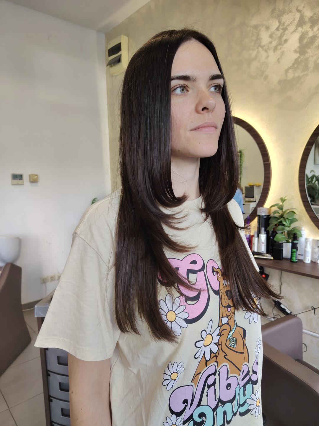 Style - Dankovečka 8 #zagreb Žensko šišanje Žensko šišanje + fen frizura - ekstra duga kosa
