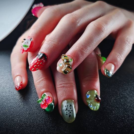 TINA NAIL ART STUDIO #velika-gorica Ukrašavanje noktiju Level HARD nail dizajn - full set