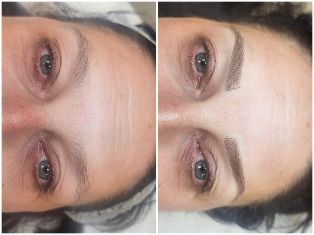 Cosmoderm & Centar Estetica #zagreb Trajna šminka Trajna šminka - iscrtavanje dlačica (hiper realistične obrve)