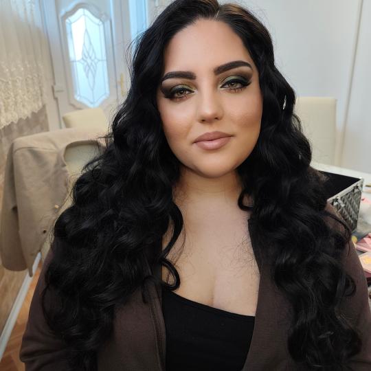 Ina Beauty Studio #rijeka Make-up / šminkanje Glam makeup + umjetne trepavice