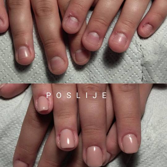 Boba Nail Bar #zagreb Nadogradnja noktiju Ugradnja noktiju - S / M dužina Izgriženi i oštećeni, 