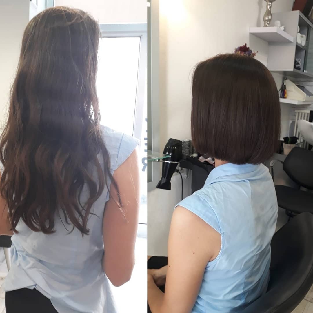 Marizela #zagreb Žensko šišanje Žensko šišanje + fen frizura - duga kosa