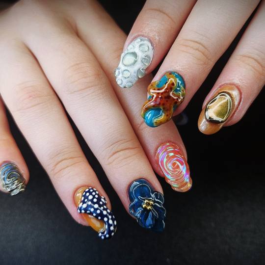 TINA NAIL ART STUDIO #velika-gorica Ukrašavanje noktiju Level HARD nail dizajn - full set