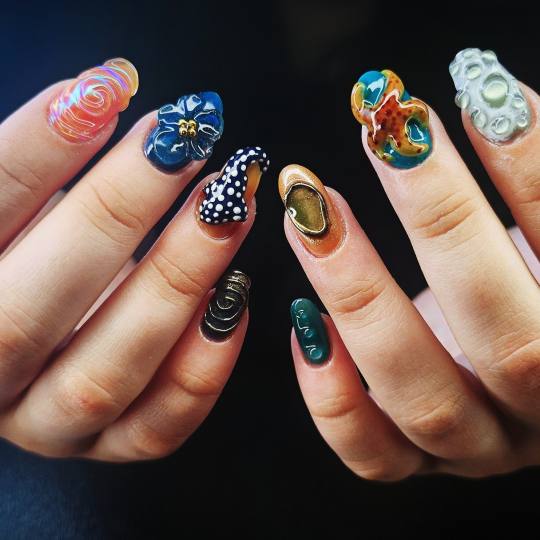 TINA NAIL ART STUDIO #velika-gorica Ukrašavanje noktiju Level HARD nail dizajn - full set