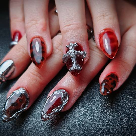 TINA NAIL ART STUDIO #velika-gorica Ukrašavanje noktiju Level HARD nail dizajn - full set