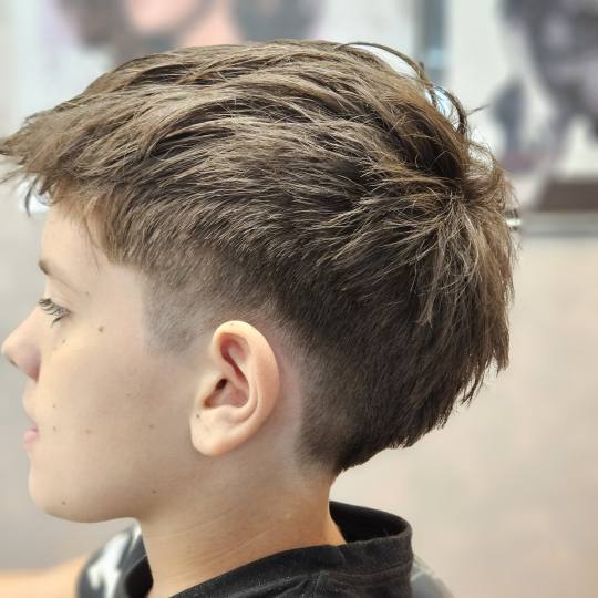 Mary 2M #zagreb Muško šišanje Muško šišanje + pranje kose Moderan fade po želji mladog klijen