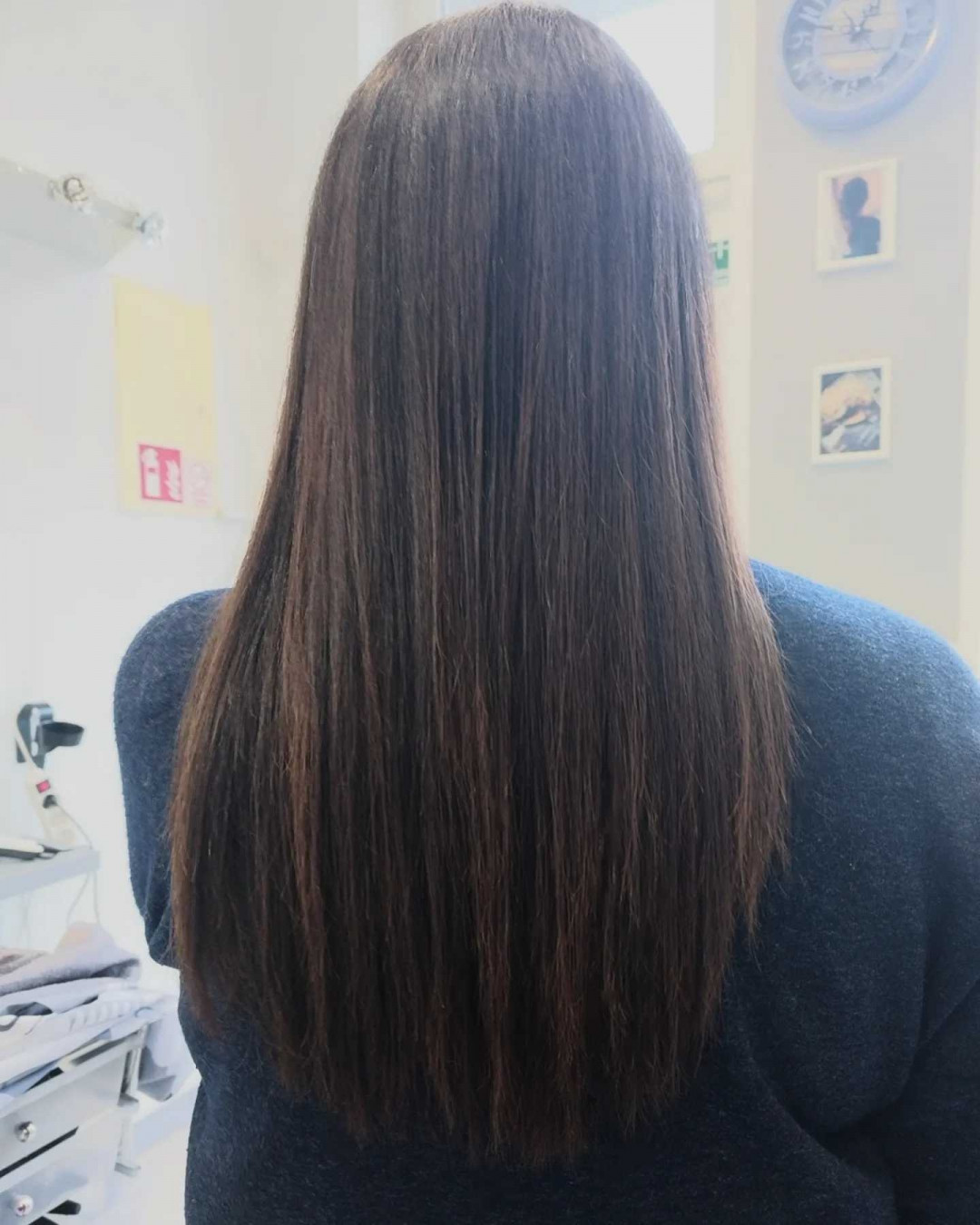 Silvija #zagreb Bojanje kose Bojanje izrasta + fen frizura - duga kosa