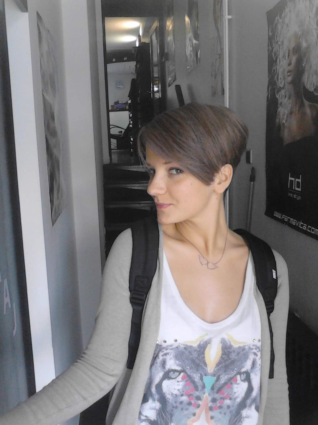 Studio HM #zagreb Žensko šišanje Žensko šišanje + fen frizura - kratka kosa