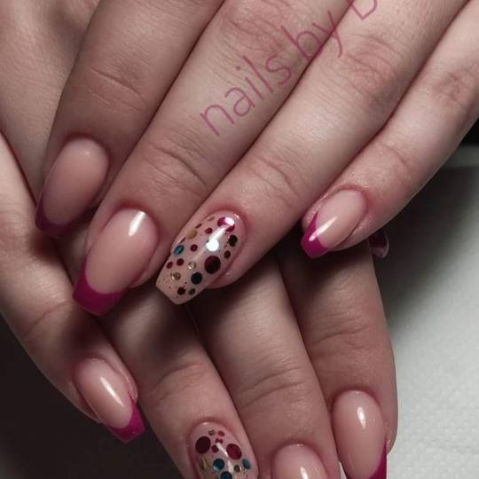 Boba Nail Bar #zagreb Nadogradnja noktiju Ugradnja noktiju - S / M dužina Gel M dužina s nail arto