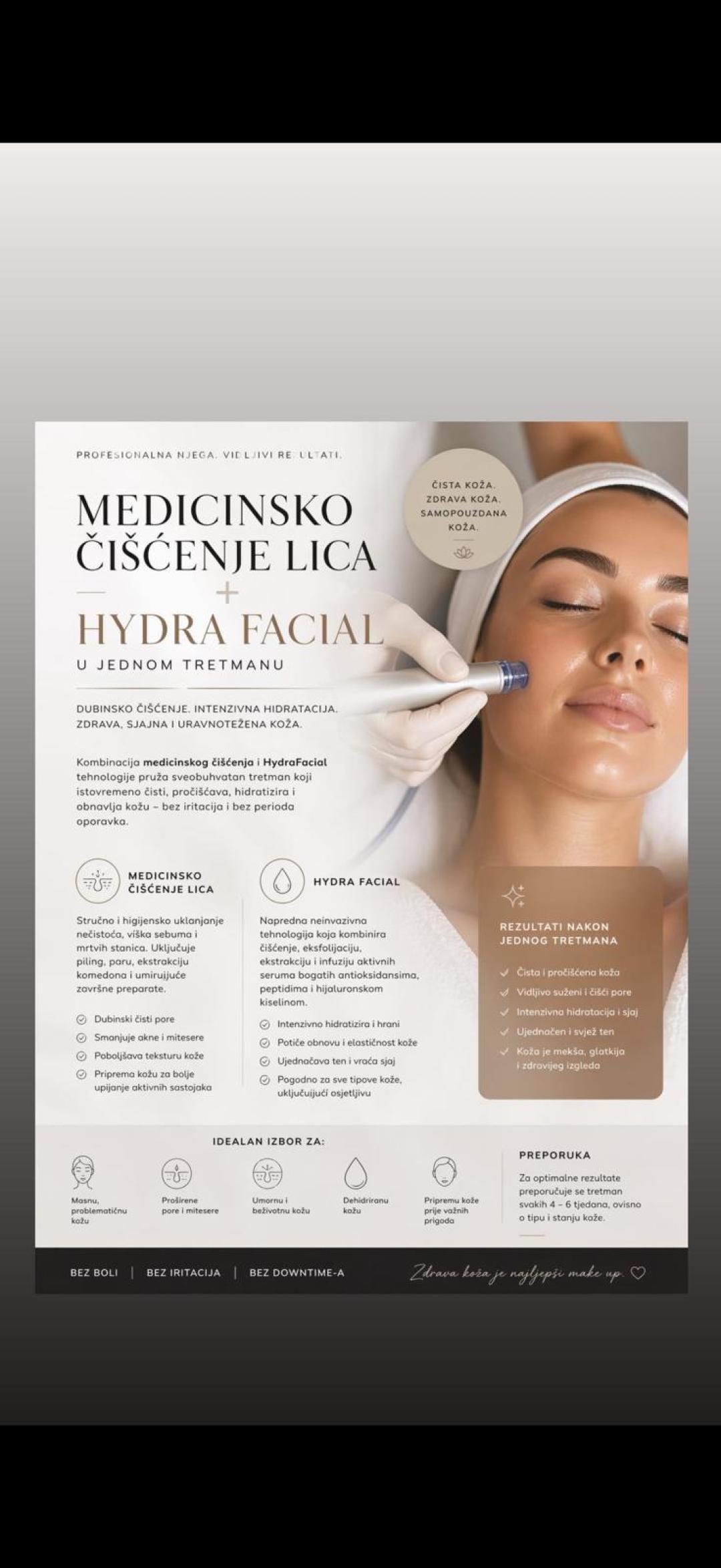 Medicinsko čišćenje lica AntiAge Hydrafacial - Luxelumíe, Zagreb Depilacija voskom Depilacija Depilacija voskom, Zagreb, Maksimir