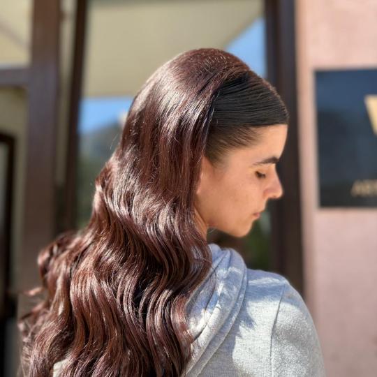Frizerski salon W #zagreb Svečane i frizure za svadbu Svečana frizura - ekstra duga kosa