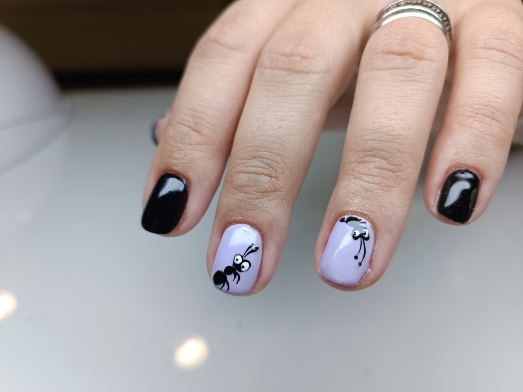 Ivy's Beauty Studio & Academy #zagreb Ukrašavanje noktiju Crtani nail art po noktu - složeni