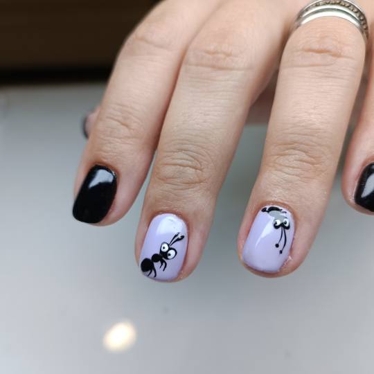 Ivy's Beauty Studio & Academy #zagreb Ukrašavanje noktiju Crtani nail art po noktu - složeni