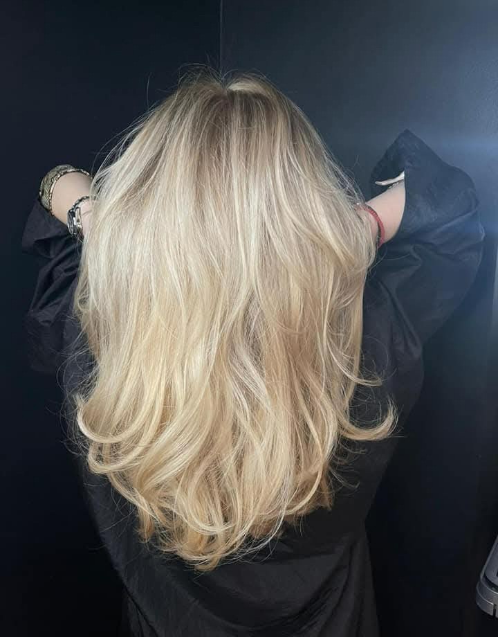 Pramenovi na foliju + preljev / toner - cijela glava - Kudos Hair, Zagreb Pramenovi Frizerski saloni Pramenovi, Zagreb, Maksimir