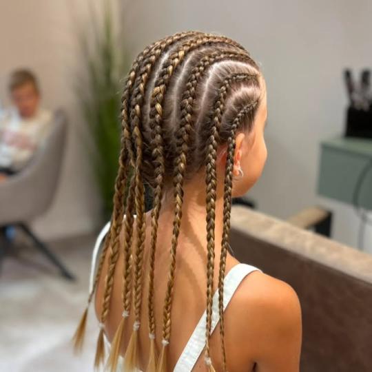 Atelier Irma #split Pletenice, kike, punđe Pletenica - jedna