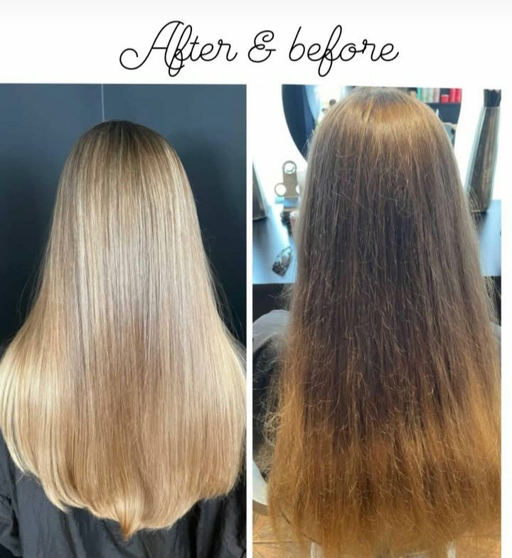 Pramenovi na foliju + preljev / toner - cijela glava - Kudos Hair, Zagreb Pramenovi Frizerski saloni Pramenovi, Zagreb, Maksimir